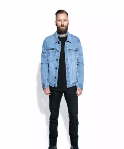 Blackcraft Cult Mens Blue Moon - Unisex Denim Jacket