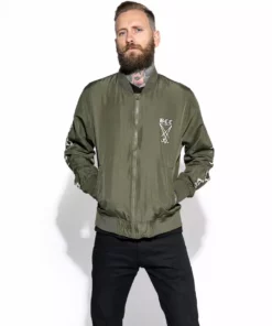Blackcraft Cult Mens Fiend - Unisex Lightweight Bomber