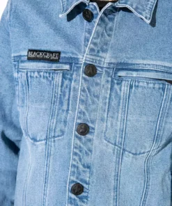 Blackcraft Cult Mens Blue Moon - Unisex Denim Jacket