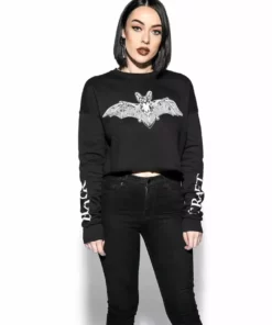 Blackcraft Cult Batcraft - Women's Cropped Crewneck Womens