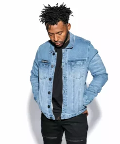 Blackcraft Cult Mens Blue Moon - Unisex Denim Jacket