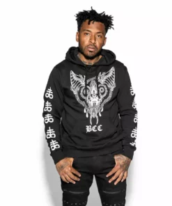 Blackcraft Cult Unholy Bat - Hooded Pullover Sweater
