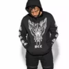 Blackcraft Cult Unholy Bat - Hooded Pullover Sweater
