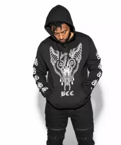 Blackcraft Cult Unholy Bat - Hooded Pullover Sweater