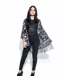 ACDC Baroque Print - Kimono Womens