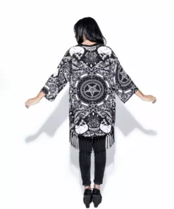 ACDC Baroque Print - Kimono Womens