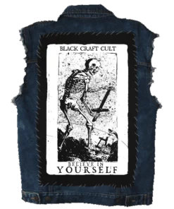 Blackcraft Cult Believe In Yourself - Tarot Card - Back Patch Accessories