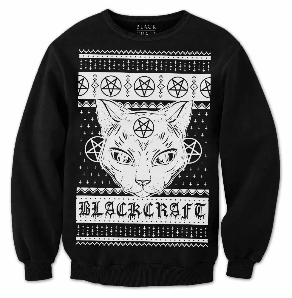 Blackcraft Cult Sathan The Cat - Crewneck 3 Blackcraft Cult Sathan The Cat - Crewneck