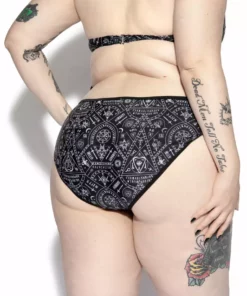 ACDC Alchemical Ouija Mesh Bikini Bottom Womens