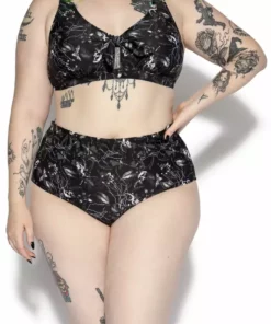 ACDC Tropic Gothic High Waisted Bikini Bottom Women's Swimwear