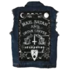 Blackcraft Cult Hail Satan And Drink Coffee - Back Patch