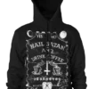 Blackcraft Cult Mens Hail Satan And Drink Coffee - Hooded Pullover Sweater