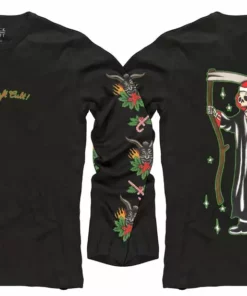 Blackcraft Cult Mens Reaper Santa - Long Sleeve Tee