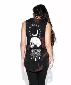Blackcraft Cult Spirits Of The Dead Bleach Wash- Unisex Sleeveless Tall Tee