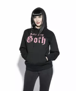 Blackcraft Cult Mens Low Key Goth - Hooded Pullover Sweater