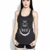 Blackcraft Cult Womens Moth Moon - Racerback Tank