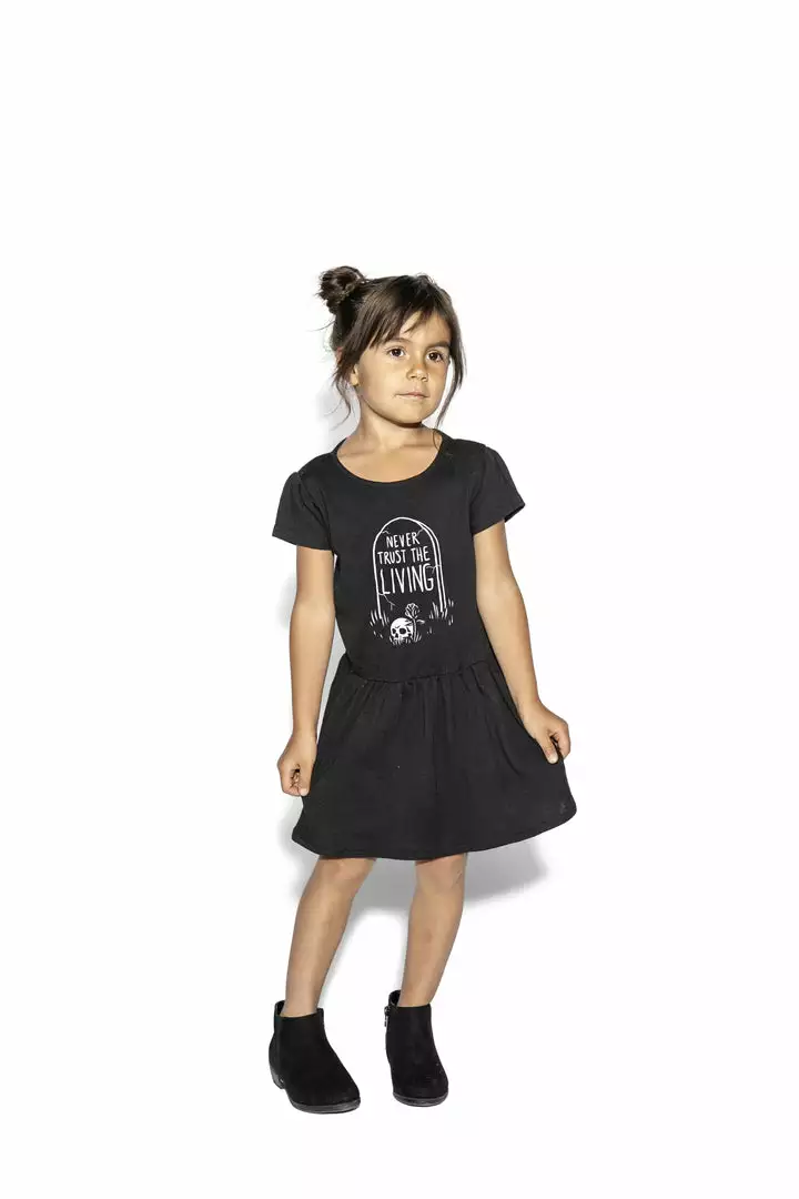 Blackcraft Cult Never Trust The Living - Baby / Toddler Dress Kids 3 Blackcraft Cult Never Trust The Living - Baby / Toddler Dress Kids