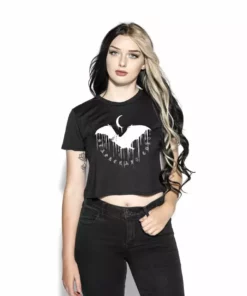 Blackcraft Cult Womens Nocturnal - Flowy Crop Tee