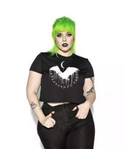 Blackcraft Cult Womens Nocturnal - Flowy Crop Tee