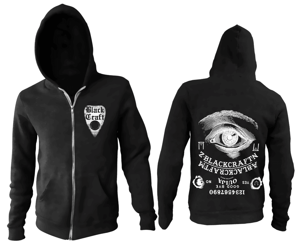 Blackcraft Cult Mens Ouija - Zip Up Sweater 3 Blackcraft Cult Mens Ouija - Zip Up Sweater