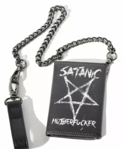 IDS Satanic Motherfucker - Trifold Chain Wallet
