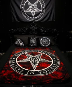 ACDC Believe In Yourself - Blood Moon Throw Blanket