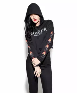 Blackcraft Cult Sinner - Women's Cropped Hoodie Womens