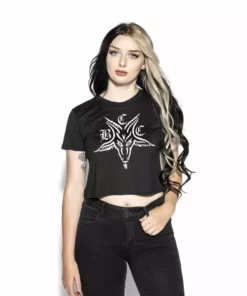 Blackcraft Cult BCC Goat - Flowy Crop Tee
