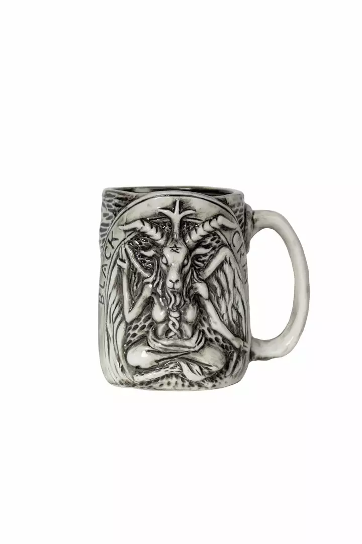 Blackcraft Cult Baphomet - Molded Ceramic Mug Drinkware 3 Blackcraft Cult Baphomet - Molded Ceramic Mug Drinkware
