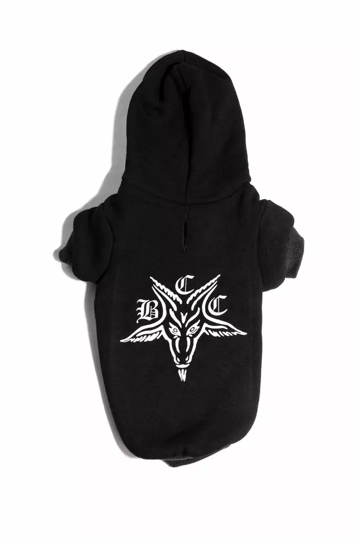 Blackcraft Cult BCC Goat - Pet Hoodie 5 Blackcraft Cult BCC Goat - Pet Hoodie