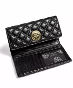 IDS Believe In Yourself - Black Quilted Wallet