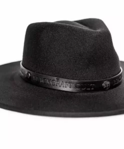 HK East Accessories Staple Logo - Wide Brim Fedora 8 HK East Accessories Staple Logo - Wide Brim Fedora