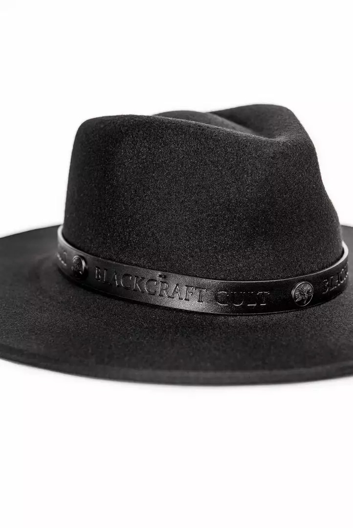 HK East Accessories Staple Logo - Wide Brim Fedora 5 HK East Accessories Staple Logo - Wide Brim Fedora