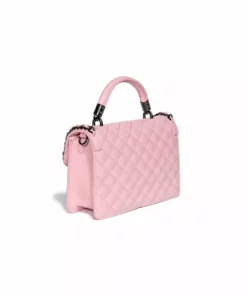 IDS Believe In Yourself Pink Quilt - Mini Top Handle Bags / Wallets