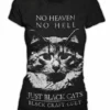 Blackcraft Cult Womens No Heaven No Hell Just Black Cats - Women's Tee