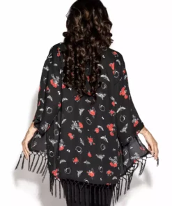ACDC Womens Dark Floral - Kimono