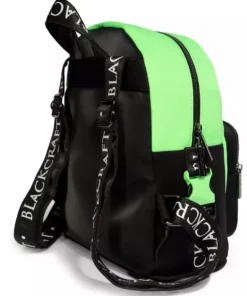 IDS Sale Green Staple Logo - Color Block Backpack 16 IDS Sale Green Staple Logo - Color Block Backpack