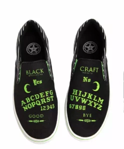 Plainview Ouija - Green Slip On Sneaker
