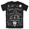 Blackcraft Cult Hail Satan And Drink Coffee Mens