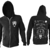 Blackcraft Cult Hail Satan And Drink Coffee -Zip Up Hoodie