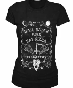 Blackcraft Cult Hail Satan And Eat Pizza - Women's Tee