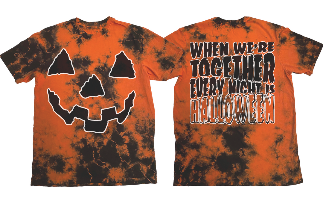 Blackcraft Cult Every Night Is Halloween - Orange Lightning Dye Mens 3 Blackcraft Cult Every Night Is Halloween - Orange Lightning Dye Mens