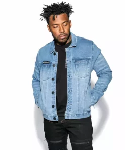 Blackcraft Cult Mens Blue Moon - Unisex Denim Jacket