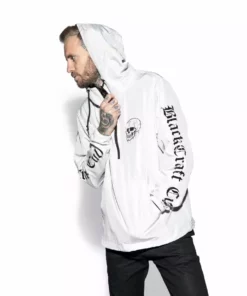 Blackcraft Cult Mens Skullcraft - Lightweight Pullover Windbreaker