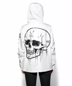 Blackcraft Cult Mens Skullcraft - Lightweight Pullover Windbreaker