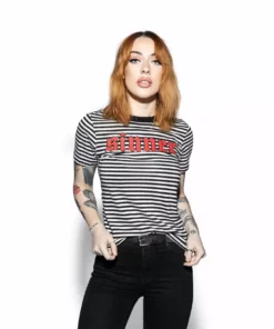 ACDC Womens Sinner - Striped Women's Tee