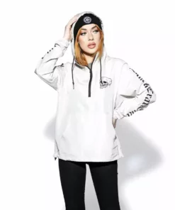 Blackcraft Cult Mens Skullcraft - Lightweight Pullover Windbreaker