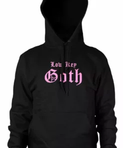 Blackcraft Cult Mens Low Key Goth - Hooded Pullover Sweater