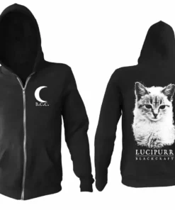 Blackcraft Cult Lucipurr - Zip Up Hoodie Mens