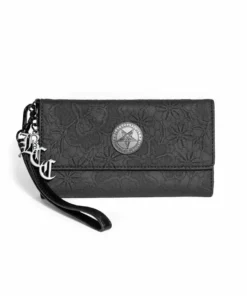 IDS Dark Floral - Embossed Wallet